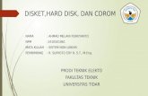 Disket,hard disk, dan cdrom