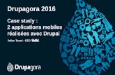 Case study : 2 applications mobiles réalisées avec Drupal