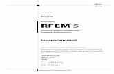 Exemple introductif ou tutoriel de RFEM - logiciel de calcul de structure aux éléments finis