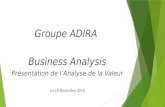 ADIRA groupe ba - analyse de la Valeur 18 nov. 2016