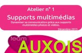Saison 2 - Teamauxois atelier n°1 2015-2016 - supports multimédias
