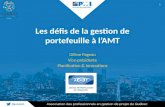 Symposium 2016 : Conférence 102 - Les défis de la gestion de portefeuille de l’AMT