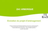 Zac Armorique : Réunion publique 7 mars 2016  - Présentation et relevé de décisions