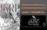 ABE Fashion Design Paris show