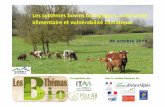 Sommet2016 _ Les systèmes bovins biologiques, autonomie alimentaire et vulnérabilité climatique