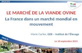 le marché de la viande ovine - La France dans un marché mondial en mouvement