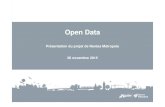 Smartcities 2015 - Plateforme open data