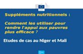 Suppléments nutritionnels : Comment les utiliser pour rendre l'appui aux pauvres plus efficace? Etudes de cas au Niger et Mali