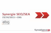 Synodiance > Stratégie de synchronisation SEO SEA - EBG - 23/10/2015