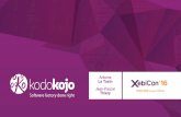 Xebicon'16 : Kodo Kojo, une usine logicielle en trois clics. Par Antoine Le Taxin et Jean-Pascal Thiery, Développeur Full Stack pour Kodo Kojo