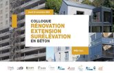 4 Colloque Rénovation, extension, surélévation en béton. Christophe Hutin, architecte