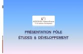 ADONIS Nearshore_Presentation Pole Etudes & Developpement