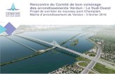 Rencontre du comité de bon voisinage verdun le sud ouest - 3 février 2016 - Nouveau pont Champlain