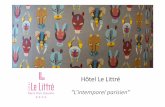 Hôtel Le Littré****Paris: l'intemporel parisien