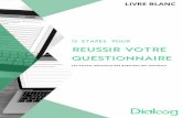 12 etapes pour reussir votre questionnaire - Livre blanc dialoog