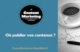Content marketing - Où publier vos contenus ?
