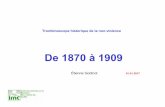 Histoire et figures de la non-violence : de 1870 à 1909