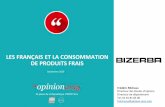 Opinion pour Bizerba - Les Français et la consommation de produits frais / Septembre 2016