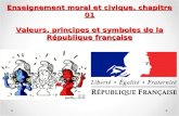 Valeurs, principes et symboles de la république française