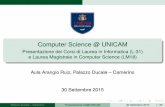Presentazione corsi di Informatica UniCam