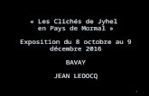 Exposition Jean Ledocq à Bavay