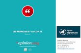 OpinionWay pour OpenDiplomacy - Les Français et la COP21 / Novembre 2015
