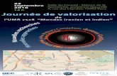 Journée de valorisation de l'UMR 7528 "Mondes iranien et indien," Sorbonne Nouvelle, Paris, 23 September 2016, 2 pm