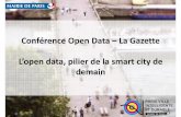 Conférence Open Data La Gazette juin 2016