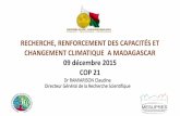 1.4. Recherche, renforcement des capacités et changement climatique à Madagascar