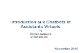 Panorama des Chatbots et Assistants Virtuels - Novembre 2016