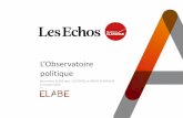 L'Observatoire politique Elabe Les Echos d'octobre 2016