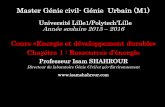 Chapitre1 -  Ressources d'energie - Master Genie Civil-Genie Urbain Polytech-Lille