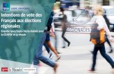 Intentions de vote des Français aux élections régionales 2015