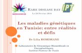 Les maladies génétiques en Tunisie: entre réalités et défis