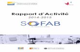 Rapport d'activité SoFAB 2014-2015