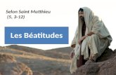 Diaporama Les Béatitudes selon Matthieu 5, 3-12