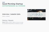 Entreprendre au Féminin #3 | Isabelle Gallo | startup Pepeats