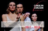 Plaquette Carolyn Carlson Company 2017-2019