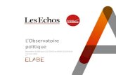 L'Observatoire politique Janvier 2016 / ELABE pour Les Echos et Radio Classique