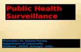 Public Health Surveillance