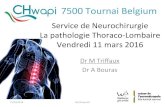 Nurse Course Pathologies thoraco lombaires en neurochirurgie 2/4
