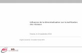 ERFA 2015: Présentation de Angelo Quaranta et Nicolas Isnard, Consultants Senior, BET Dynamo Suisse SA: « Influence de la décentralisation sur la tarification des réseaux »