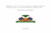 Rapport de la Commission Présidentielle de Falsification Electorale de Jocelerme Privert