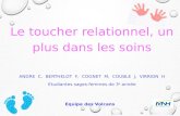 [Concours MNH des étudiants 2015-16] Equipe 41 : Le toucher relationnel, un plus dans les soins