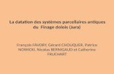 La datation des systèmes parcellaires antiques du Finage dolois (Jura)