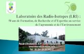 Le Laboratoire des Radio-Isotopes (LRI)