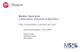 Mastère Big Data et Assurance de l'Ecole d'Ingénieur Léonard de Vinci - ESILV