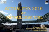 Radiothérapie Amiens - Actualités 2016 en pathologie ORL