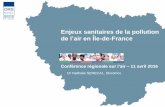 Enjeux sanitaires de la pollution de l'air en Île-de-France