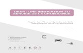 "Uber : une innovation au service de la croissance"